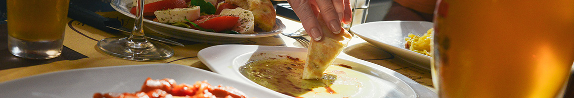 Eating Mediterranean Lebanese at Habibi Restaurant restaurant in Portland, OR.